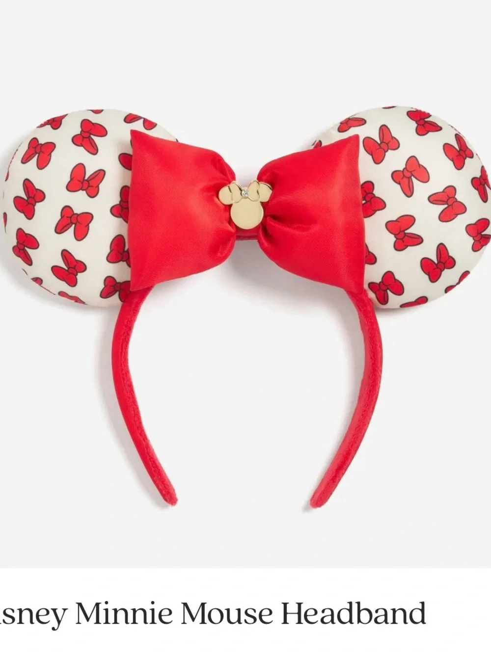 Stoney Clover Lane Minnie Mouse Headband in Red and White nwt/box/bag. Disney